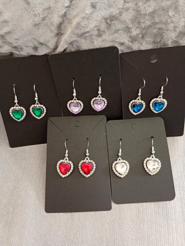 Pairs sparkly heart - sparkly,
