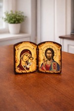Portable orthodox diptych icon - orthodox,