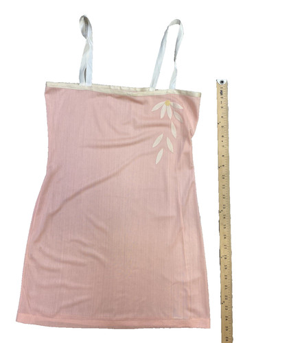 Antique 1920s pink silk slip - silk,