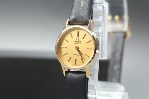 Omega ville gold dial - de,