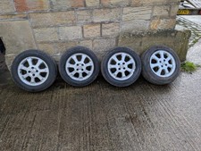 VAUXHALL ASTRA G / CORSA D 15” INCH ALLOY WHEELS & TYRES 195/60/15 4 STUD 6JX15