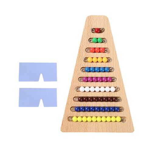 Montessori bead stair set kids - montessori,