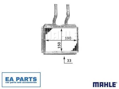 Heat exchanger interior - heat,