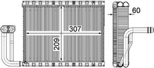 MAHLE A/C Evaporator Parallel
