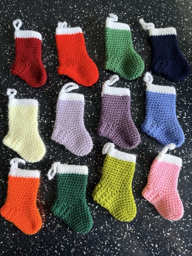 Crochet hand made stocking - made,