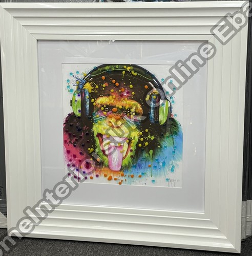 Monkey with headphones - dj,