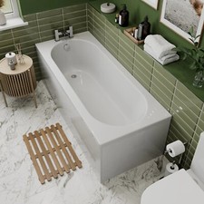 Single Ended Curved Small Bath