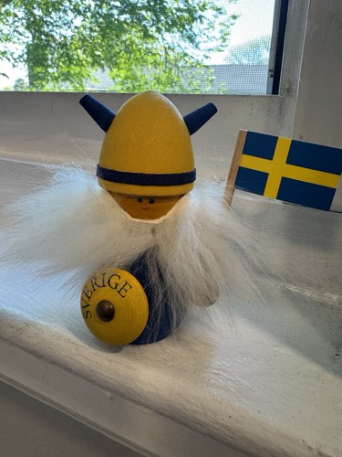 Scandinavian wooden viking - wooden,