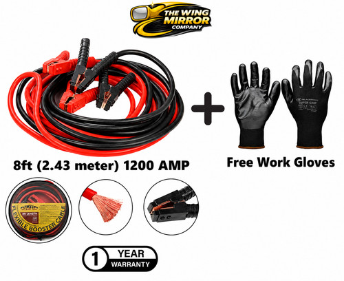 Jump leads 8ft heavy - 8ft,