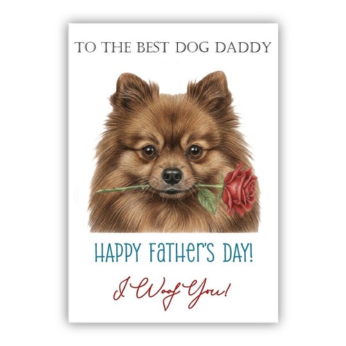 Father day card from the - father’s,