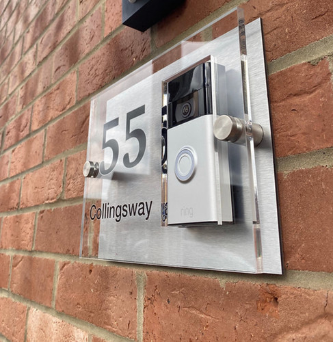 Ring doorbell house number - doorbell,