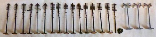 24x telegraph poles - telegraph,
