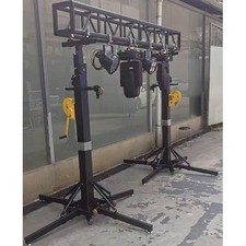 6mt Lighting Crank Truss Stand Lift, Holds 500kg & Includes T-Adapter - HIRE
