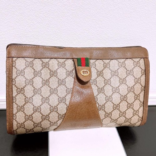 Gucci pvc second - second, clutch