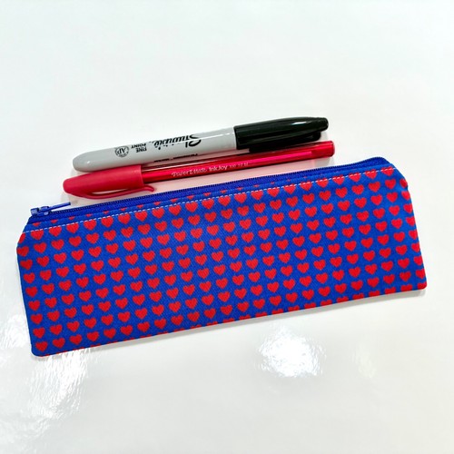 Slim hearts pencil - case, mini