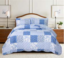 quilted patchwork bedspread