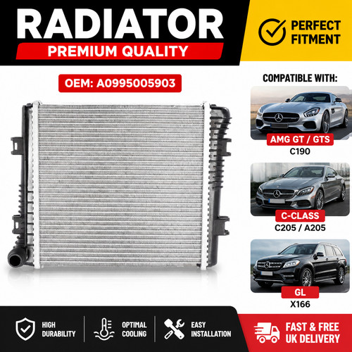 Radiator for mercedes benz amg - radiator,