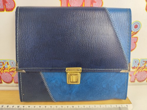 Vintage blue eco leather - eco, case