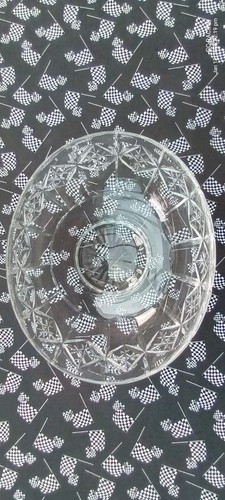 Vintage antique cut glass - cut,