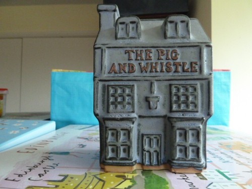 Tremar pottery money box - money,