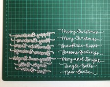 Large 7pcs Festive Tatty Words