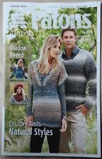Original  Patons Shadow Tweed Adults 12 Styles Knitting Pattern Book 3828