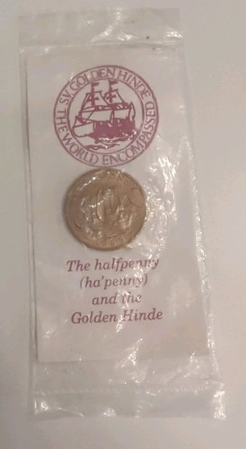 British halfpenny coin