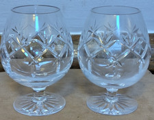 Pair royal doulton crystal - of,