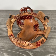 Handcrafted Safari Wooden Bowl