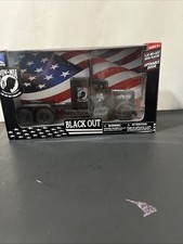 Peterbilt Custom Truck Black Out POW-MIA You Are Not Forgotten 1/32