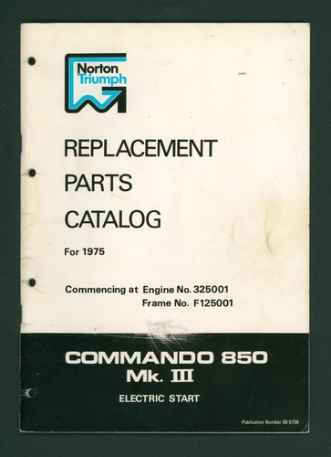 Norton 850 commando mk3 parts - norton,