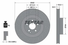 2x Brake disc internally