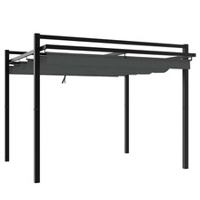 Garden Gazebo with Retractable