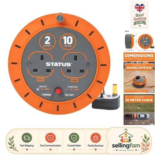 10m extension lead with - 10m,