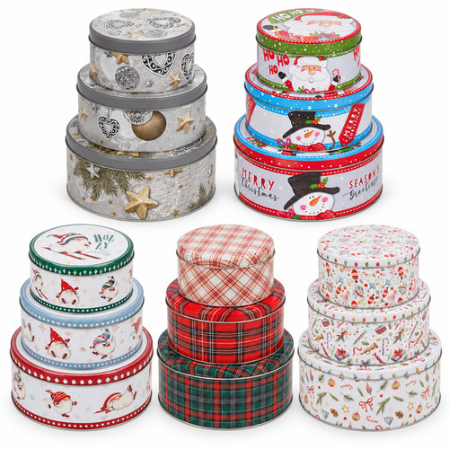 Christmas cookie tins - christmas, 3