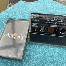 V/A THE BEST MUSICALS ALBUM IN THE WORLD EVER DOUBLE CASSETTE TAPE ALBUM. VGC