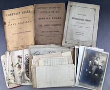 ANTIQUE 1880S LINBY COLLIERY