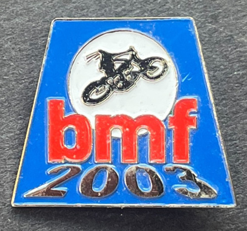 Motorcycle pin badge bmf rally - pin,