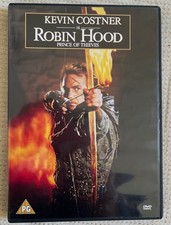 Robin Hood - Prince Of Thieves DVD, 2001. Starring Kevin Costner + Alan Rickman