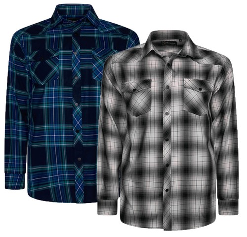 Mens kam cotton check - cotton,