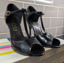 Office Black Patent Pirouette