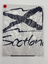 100% COTTON GENTS GALSGOW SCOTLAND SALTIRE  XL GREY  T-SHIRT