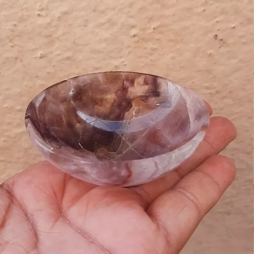 Amethyst bowl crystal - amethyst,