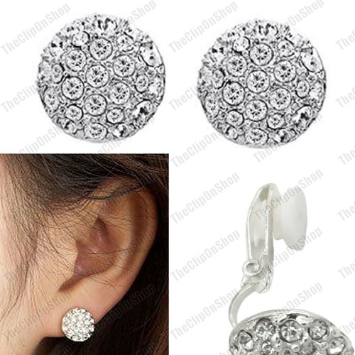 Clip 2cm earrings - on, 1.2cm