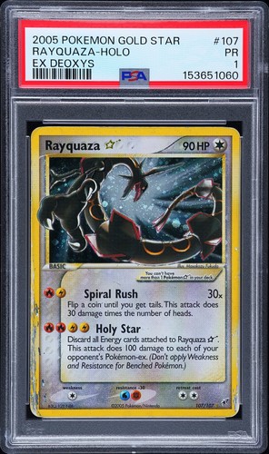 2005 rayquaza holo 107 - rayquaza, 107/107