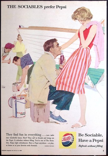 1960 canadian pepsi cola - canadian, ad