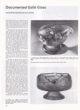 Documented galle glass - galle, an