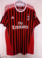 Adidas AC Milan 2011/2012 Home Shirt Size L