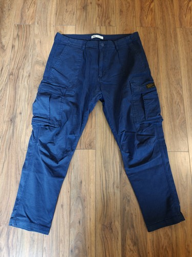 Zara man navy - navy, trousers