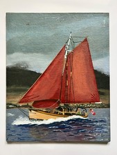 Oil painting Maritime Sailing
